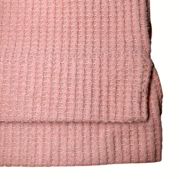Splendid So Soft Waffle Knit Top in Dusty Pink Women’s M - Picture 3 of 9